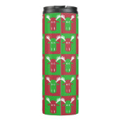 Moose Head Pop Art tumbler Thermosbeker (Achterkant)