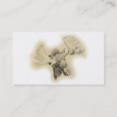 Moose Head Sketch Visitekaartje (Achterkant)