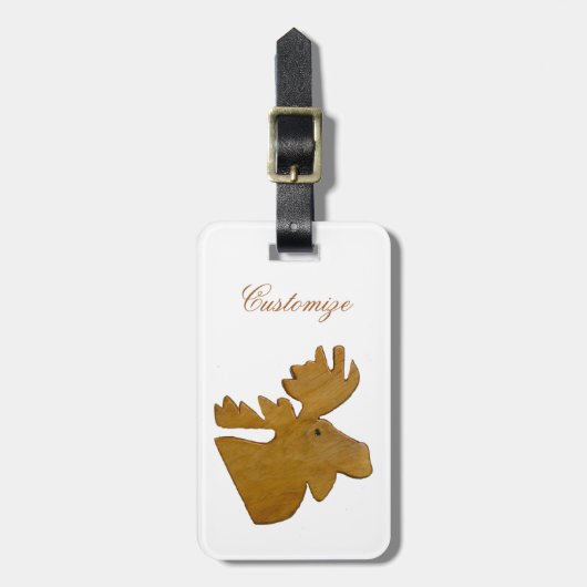 Moose Head Thunder_Cove Bagagelabel (Voorkant verticaal)