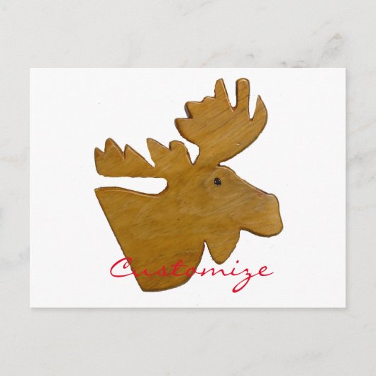 Moose Head Thunder_Cove Briefkaart (Voorkant)