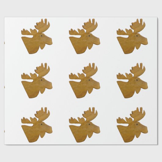 Moose Head Thunder_Cove Cadeaupapier (Vlak)