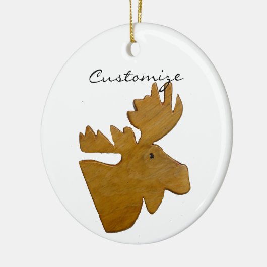 Moose Head Thunder_Cove Keramisch Ornament (Links)