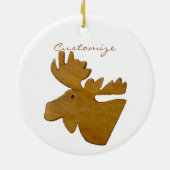Moose Head Thunder_Cove Keramisch Ornament (Achterkant)