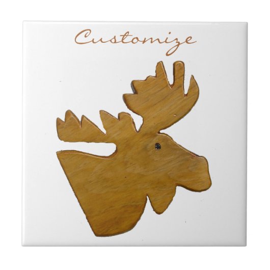Moose Head Thunder_Cove Tegeltje (Voorkant)