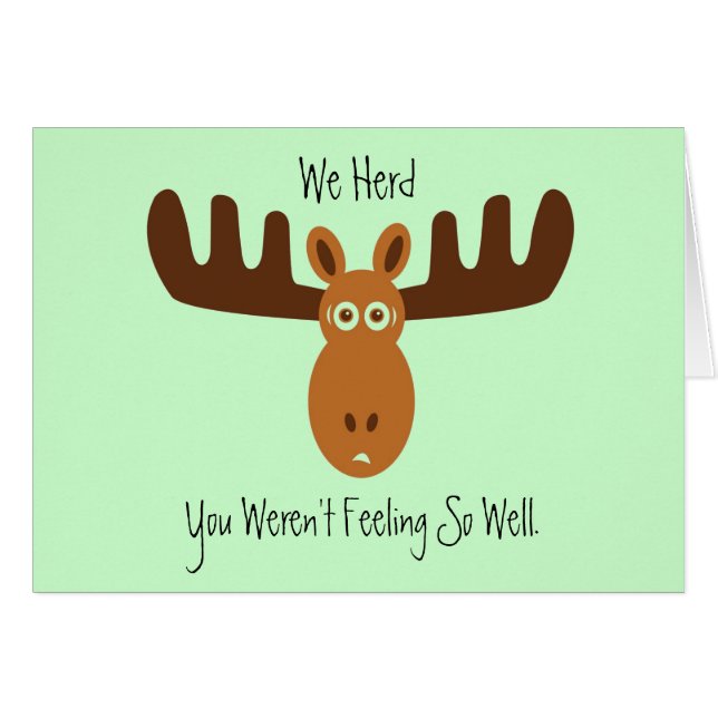 Moose Head_We zei dat je je niet zo goed voelde. (Voorkant Horizontaal)