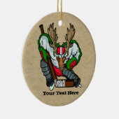 Moose Hockey - 2-zijdig Ornament (Rechts)