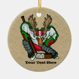 Moose Hockey - 2-zijdig Ornament