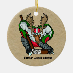 Moose Hockey - 2-zijdig Ornament
