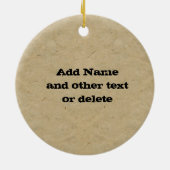 Moose Hockey - 2-zijdig Ornament (Achterkant)