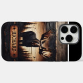 Moose Hout snijwerk Teken Case-Mate iPhone Case (Achterkant (horizontaal))