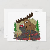 Moose humor briefkaart (Voorkant / Achterkant)