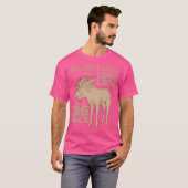 Moose Hunter Hunt Season Big Rack Bull T-shirt (Voorkant volledig)