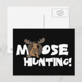 Moose Hunting Briefkaart (Voorkant / Achterkant)