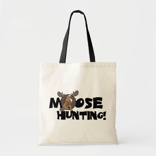 Moose Hunting Tote Bag (Voorkant)