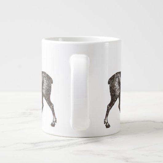  Moose Illustratie Grote Koffiekop (Achterkant)