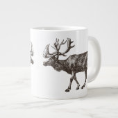 Moose Illustratie Grote Koffiekop (Voorkant rechts)