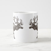 Moose Illustratie Grote Koffiekop (Voorkant)