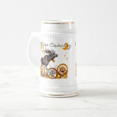 Moose Illustration Stein Bierpul (Voorkant links)