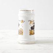 Moose Illustration Stein Bierpul (Center)