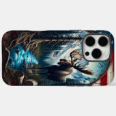Moose in de bergen Case-Mate iPhone case (Achterkant (horizontaal))