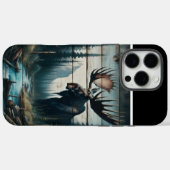 Moose in de bergen Case-Mate iPhone case (Achterkant (horizontaal))