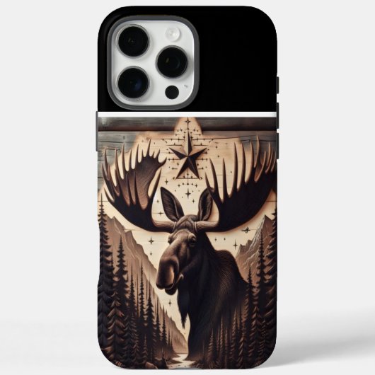 Moose in de Bossen Case-Mate iPhone Case (Achterkant)