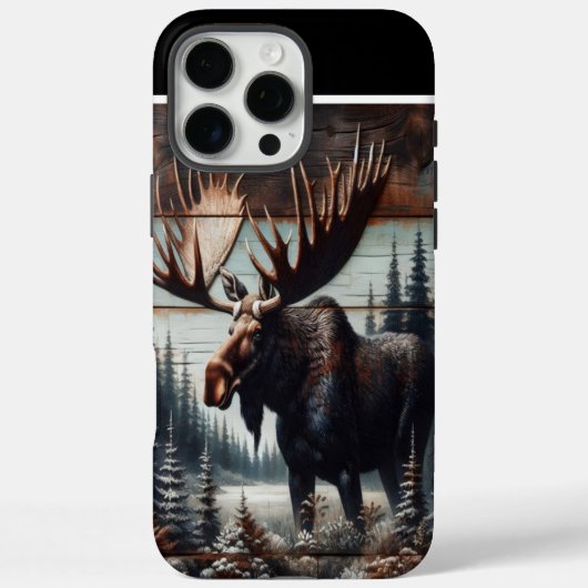 Moose in de Bossen Case-Mate iPhone Case (Achterkant)