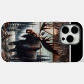 Moose in de Bossen Case-Mate iPhone Case (Achterkant (horizontaal))