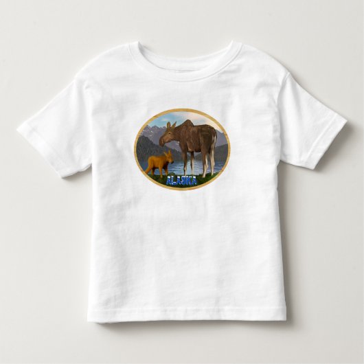 Moose in de Meadow Kinder Shirts (Voorkant)
