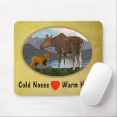 Moose in de Meadow Muismat (Met muis)