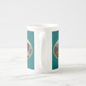 Moose in de Meadow Porselein Kop (Achterkant)