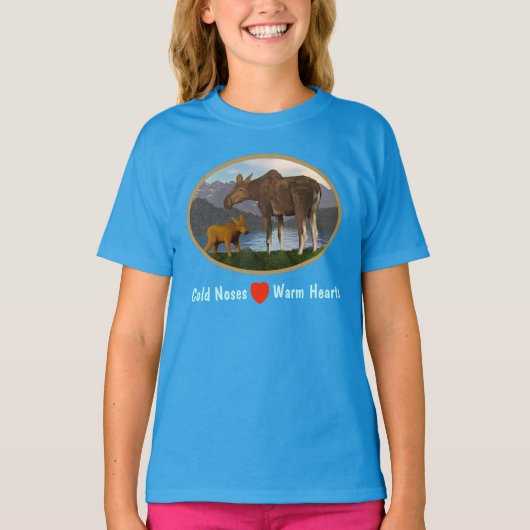Moose in de Meadow T-shirt (Voorkant)