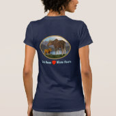 Moose in de Meadow T-shirt (Achterkant)