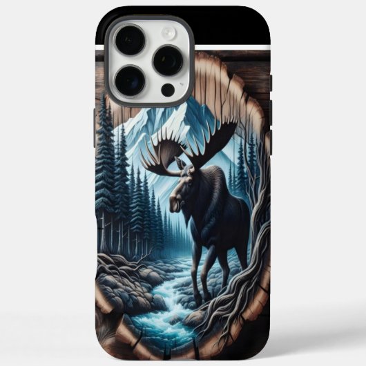 Moose in de wildernis Case-Mate iPhone case (Achterkant)