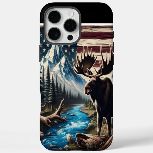 Moose in de wildernis Case-Mate iPhone case (Achterkant)
