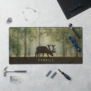 Moose in Forest Illustration Personalized Bureaumat