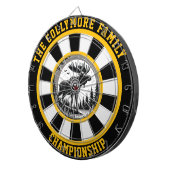 Moose in Forest Target Circle Dartbord (Voorkant Rechts)