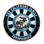 Moose in Forest Target Design Dartbord (Voorkant)