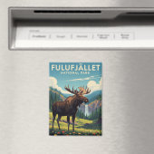 Moose in Fulufjället National Park Zweden Reizen Magneet (Insitu (Vaatwasser))