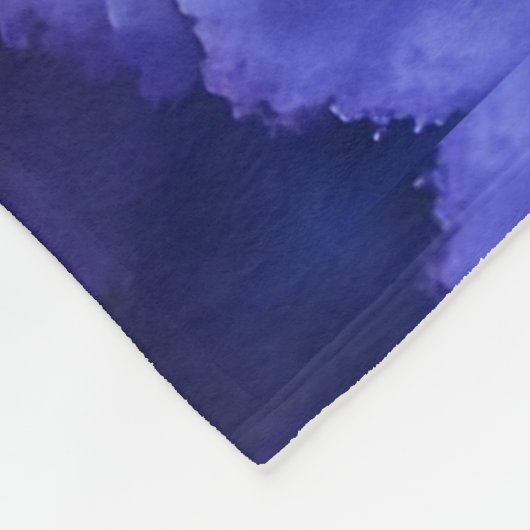 Moose in het bos Volle maan Fleece Deken (Hoek)