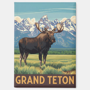 Moose in het Grand Teton National Park Magneet