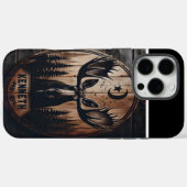 Moose in het maanlicht Case-Mate iPhone case (Achterkant (horizontaal))
