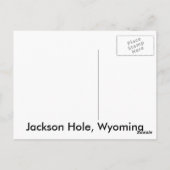 Moose in Jackson Hole, Wyoming Briefkaart (Achterkant)