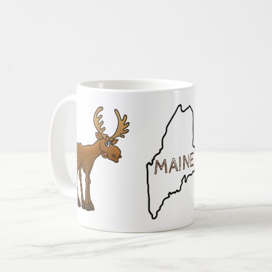 Moose in Maine Koffiemok (Voorkant links)