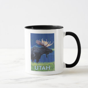 Moose in MoonlightUtah Mok