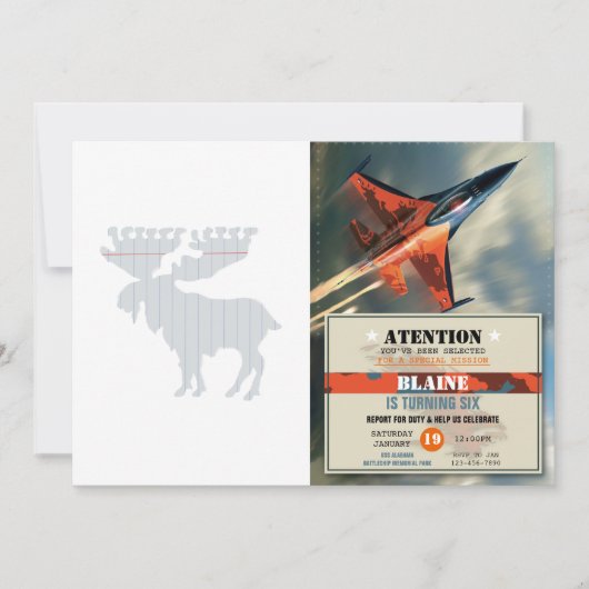 Moose in notitieboek pagina - Kies achtergrondkleu Kaart (Voorkant)