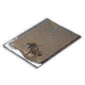 Moose in Snow Notitieboek (Linkerzijde)