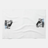 Moose in Stream Towel Theedoek (Horizontaal)