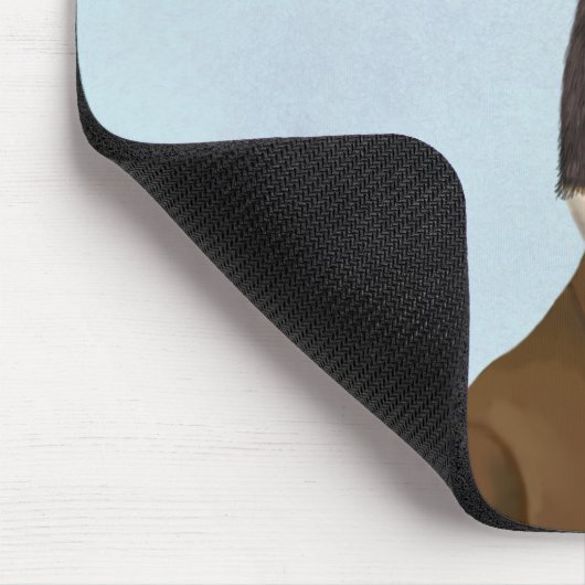 Moose in Suit Portret Muismat (Hoek)