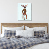 Moose in Suite Volledig Canvas Afdruk (Insitu (Slaapkamer))